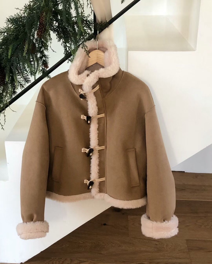 FOREST東大門㊣代購女裝新品職業時尚熱賣真品休閑短款大衣FOREST短款大衣圖色1