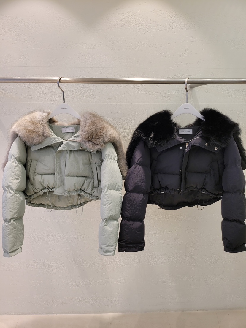 THE OTHER東大門㊣直郵女士新款推薦熱賣夾克拉鏈短款連帽THE OTHER夾克