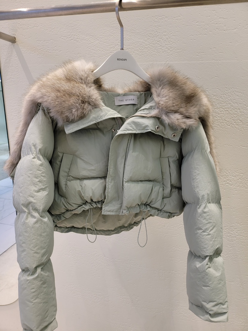 THE OTHER東大門㊣直郵女士新款推薦熱賣夾克拉鏈短款連帽THE OTHER夾克圖色1