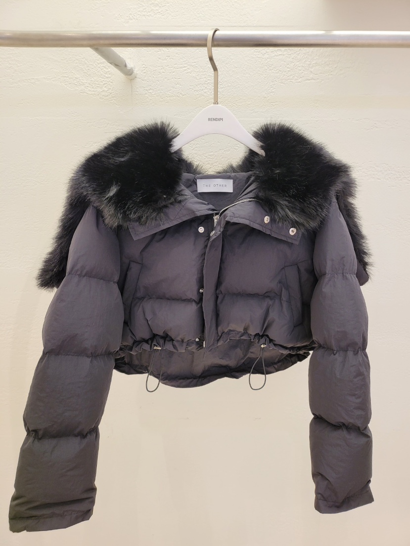 THE OTHER東大門㊣直郵女士新款推薦熱賣夾克拉鏈短款連帽THE OTHER夾克圖色2