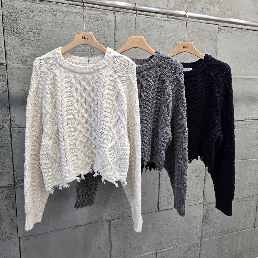 10CC韓國代購㊣女士新品熱賣職業人氣休閑25秋冬時尚推薦毛衣10CC毛衣
