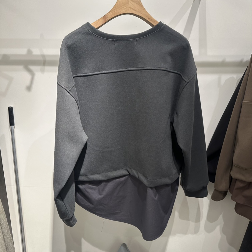 LAMINEDOR韓國代購㊣女士新品25秋冬時尚職業人氣推薦衛衣加絨LA MINE DOR衛衣