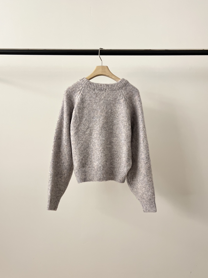 LOGON東大門㊣實拍女裝新款25秋冬職業人氣休閑毛衣不含內搭LOGON毛衣