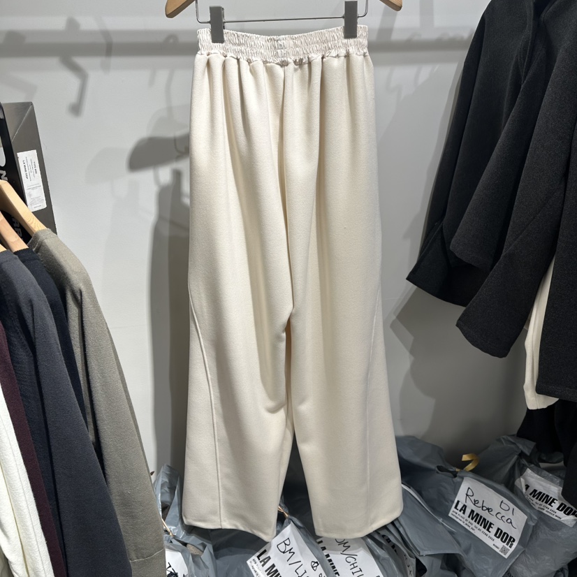 LAMINEDOR東大門㊣代購女士新品熱賣推薦時尚職業25秋冬休閑褲LA MINE DOR休閑褲