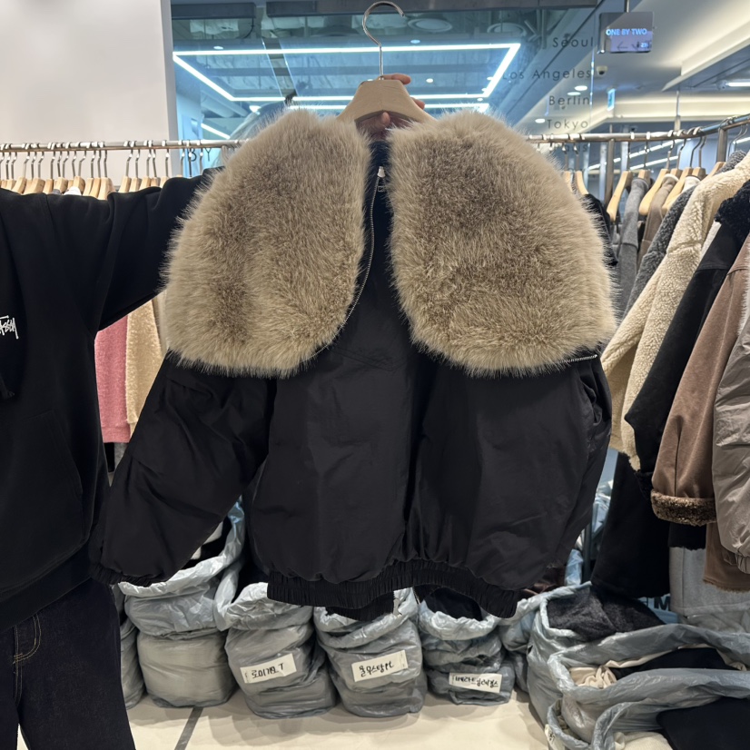 HONG.U東大門㊣代購女士新款熱賣推薦25秋冬人氣短款羽絨服HONG.U短款羽絨服