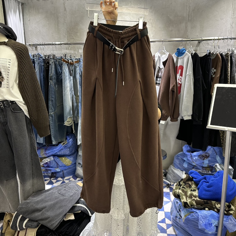 AMOUR東大門㊣實拍女裝新品時尚休閑熱賣人氣25秋冬休閑褲加絨AMOUR休閑褲圖色2