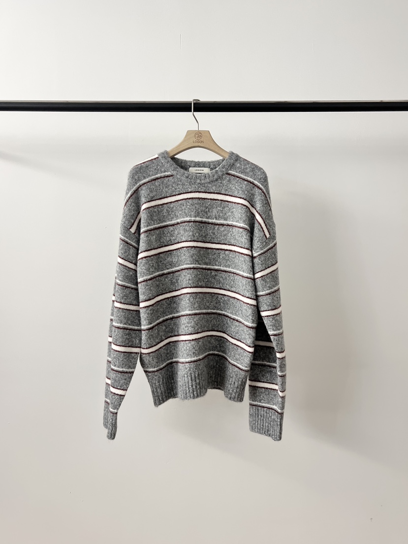 LOGON東大門㊣實拍女裝新品休閑推薦25秋冬時尚人氣職業毛衣LOGON毛衣圖色1