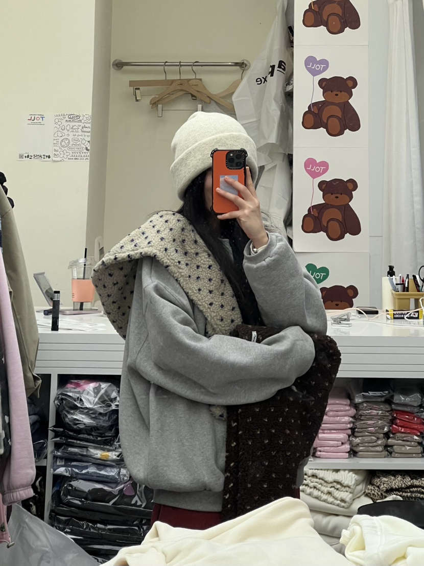 TOLL東大門㊣直郵女裝新款真品休閑25秋冬熱賣帽子圍巾連帽TOLL帽子