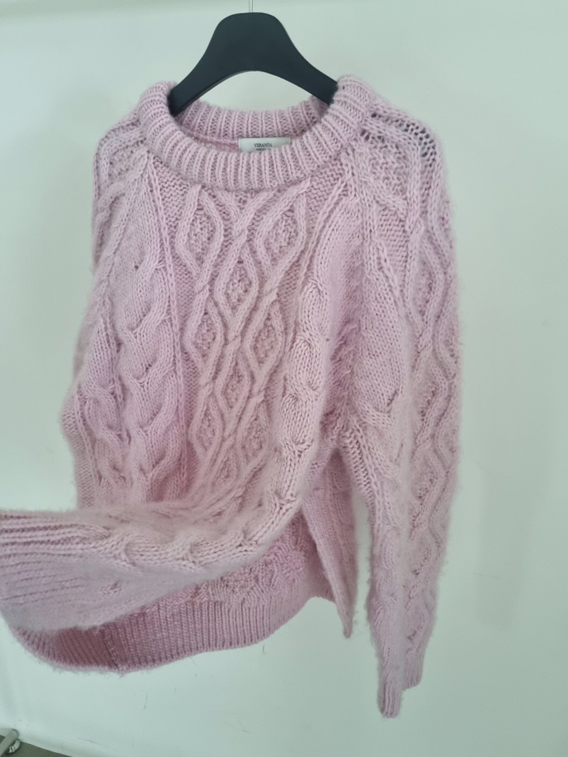 VERANDA韓國直郵㊣女士新款25秋冬職業休閑真品推薦時尚針織衫VERANDA針織衫