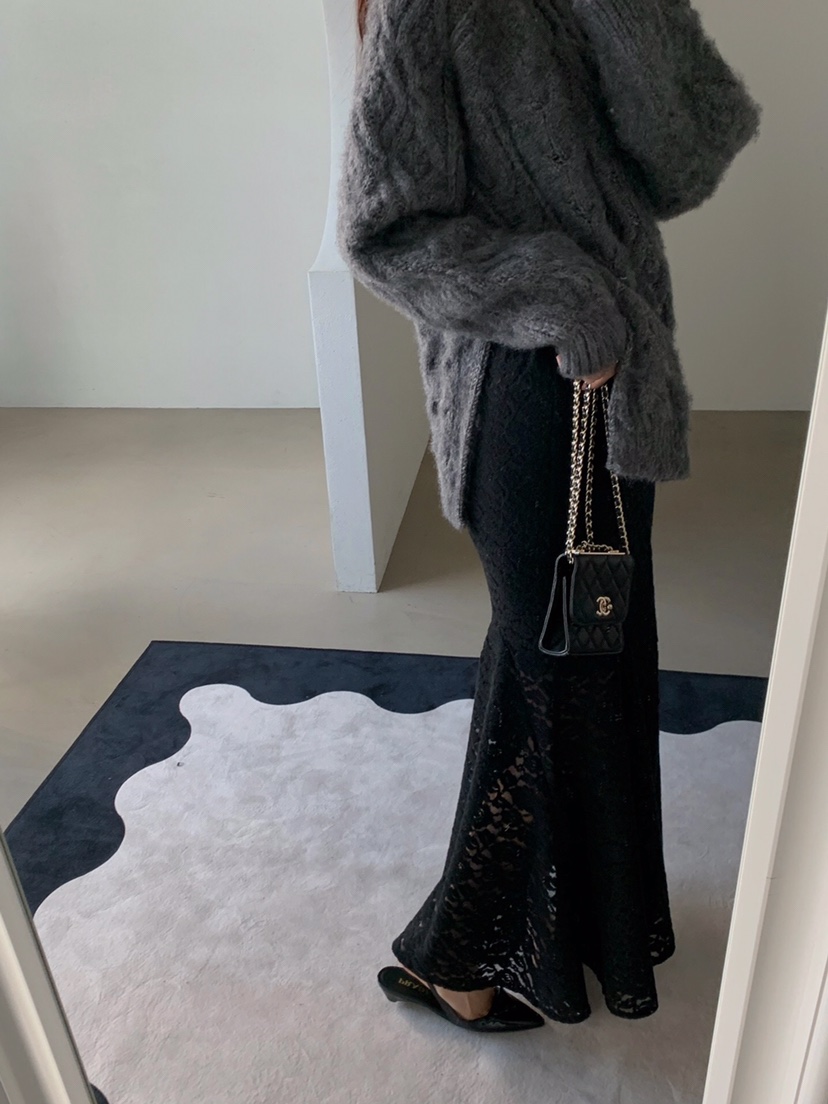 VERANDA韓國直郵㊣女士新款25秋冬職業休閑真品推薦時尚針織衫VERANDA針織衫