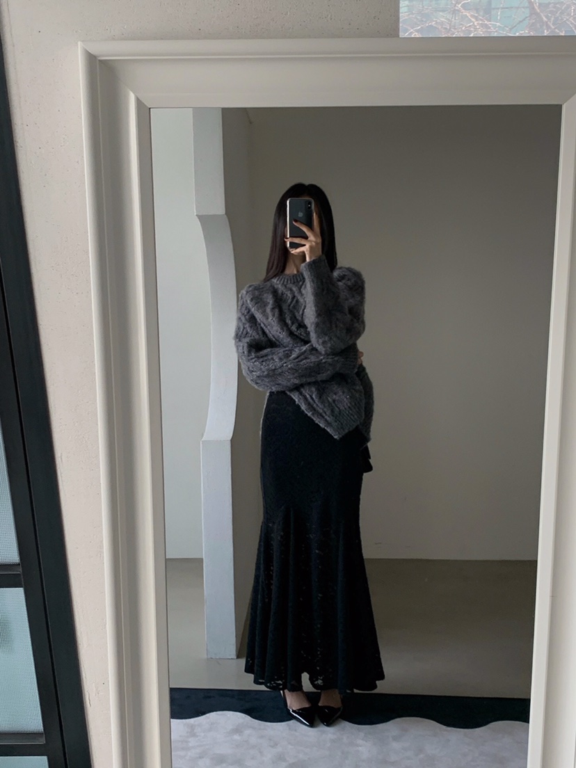 VERANDA韓國直郵㊣女士新款25秋冬職業休閑真品推薦時尚針織衫VERANDA針織衫