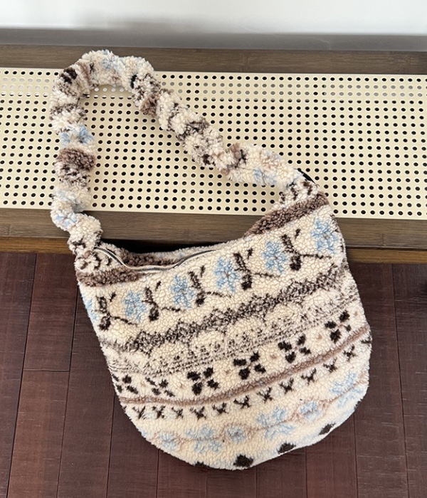 POSH BLUE韓國直郵㊣女裝新品熱賣時尚真品推薦單肩斜跨包絨POSH BLUE單肩/斜跨包