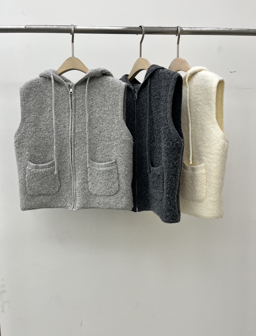 DARAK東大門㊣實拍女裝新品推薦25秋冬熱賣真品職業針織衫連帽DARAK針織衫