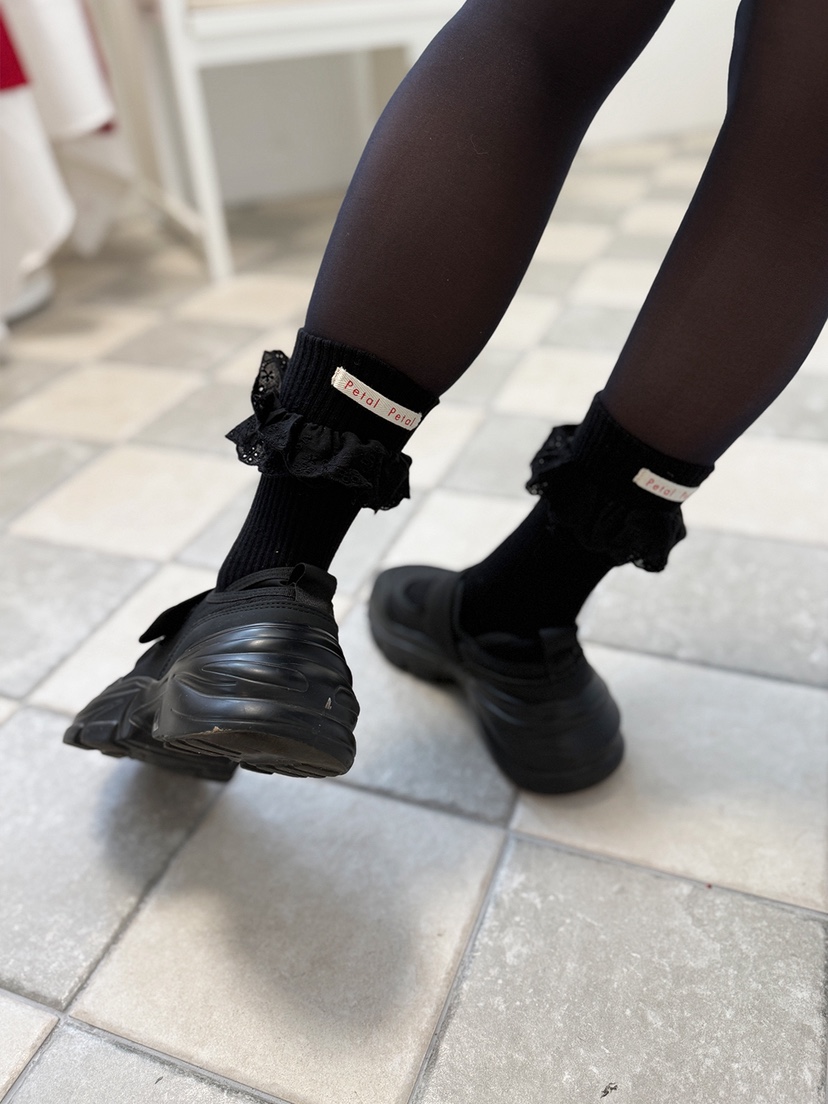 NICEALICE韓國代購㊣女士新品25秋冬真品人氣休閑推薦襪子蕾絲NICEALICE襪子