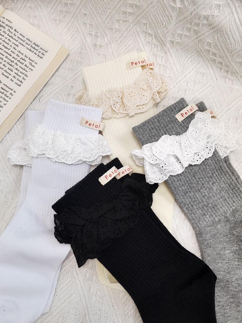 NICEALICE韓國代購㊣女士新品25秋冬真品人氣休閑推薦襪子蕾絲NICEALICE襪子