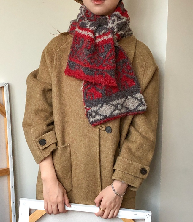 POSH BLUE東大門㊣代購女士新款休閑職業25秋冬熱賣圍巾披肩POSH BLUE圍巾/披肩圖色2