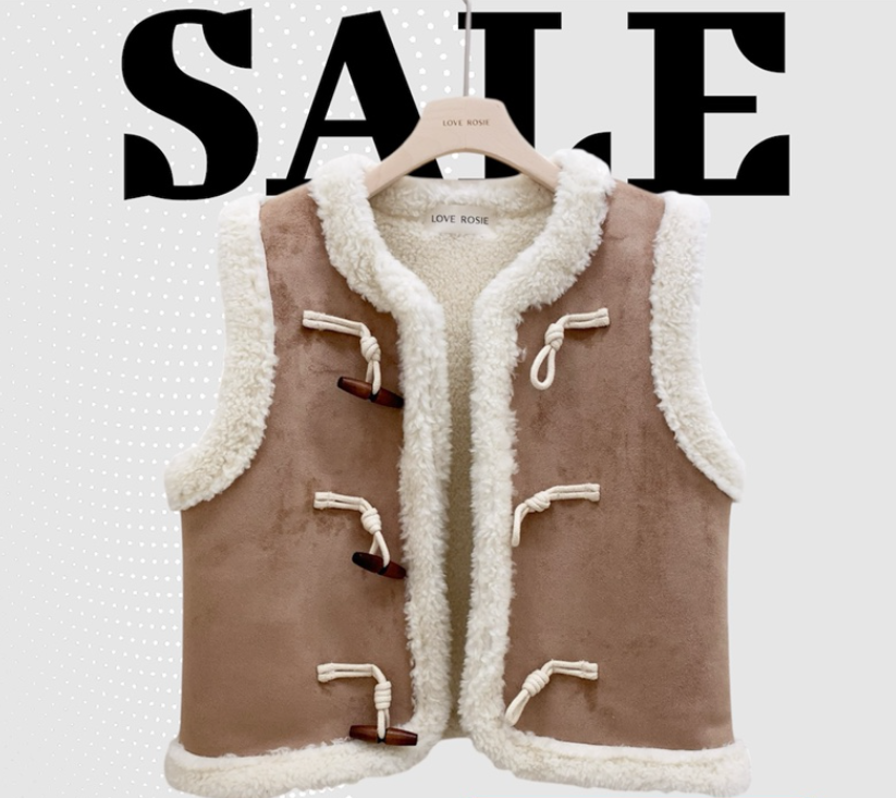 LOVE ROSIE東大門㊣代購女士新款職業時尚推薦熱賣馬甲SaleLOVE ROSIE馬甲