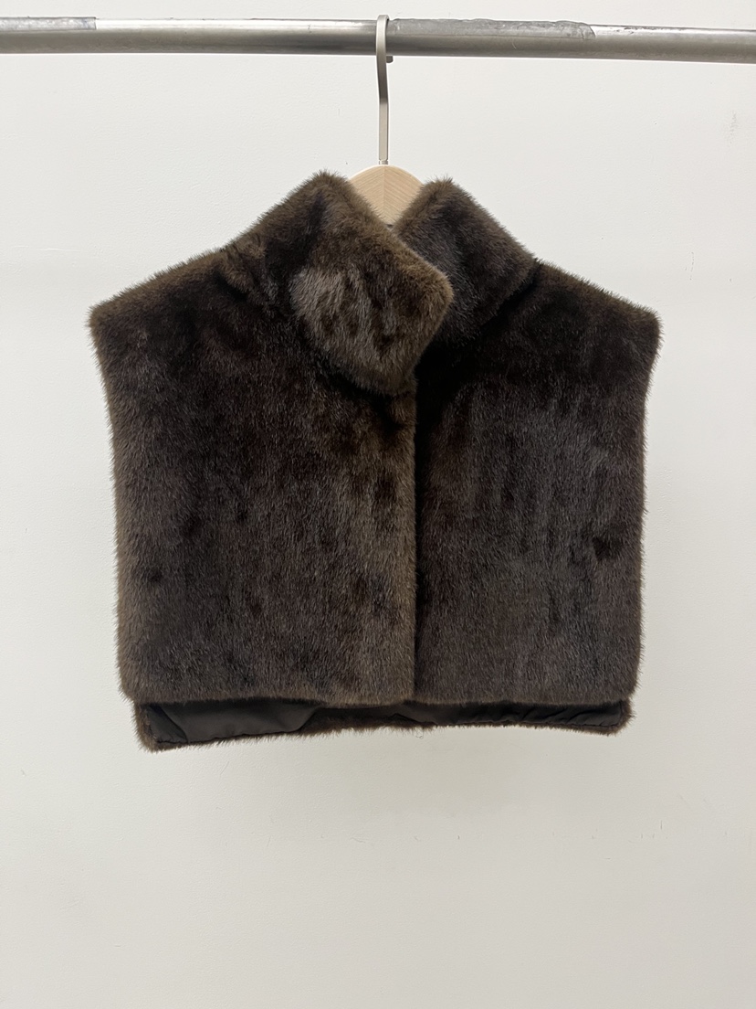 DARAK東大門㊣實拍女裝新品人氣25秋冬職業熱賣馬甲保暖貂皮DARAK馬甲圖色2