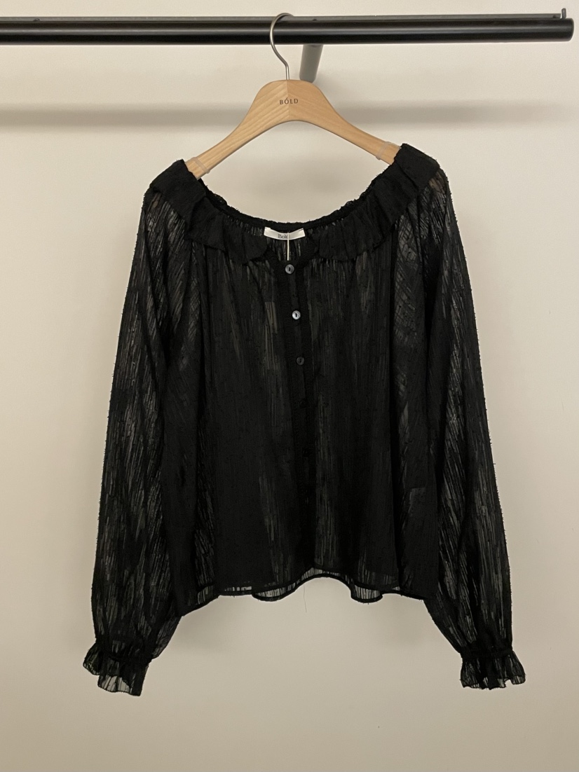 BOLD-A東大門㊣代購女士新品職業25秋冬人氣真品襯衫蕾絲衫RE BOLD襯衫/蕾絲衫圖色2