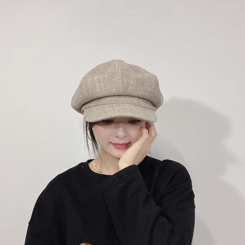 LOVELY HAT韓國直郵㊣女士新品職業休閑25秋冬人氣真品帽子LOVELY HAT帽子