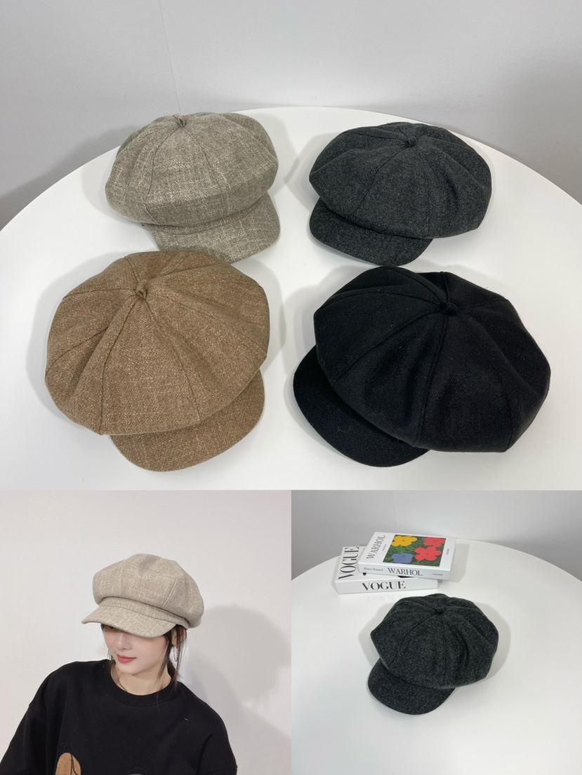 LOVELY HAT韓國直郵㊣女士新品職業休閑25秋冬人氣真品帽子LOVELY HAT帽子