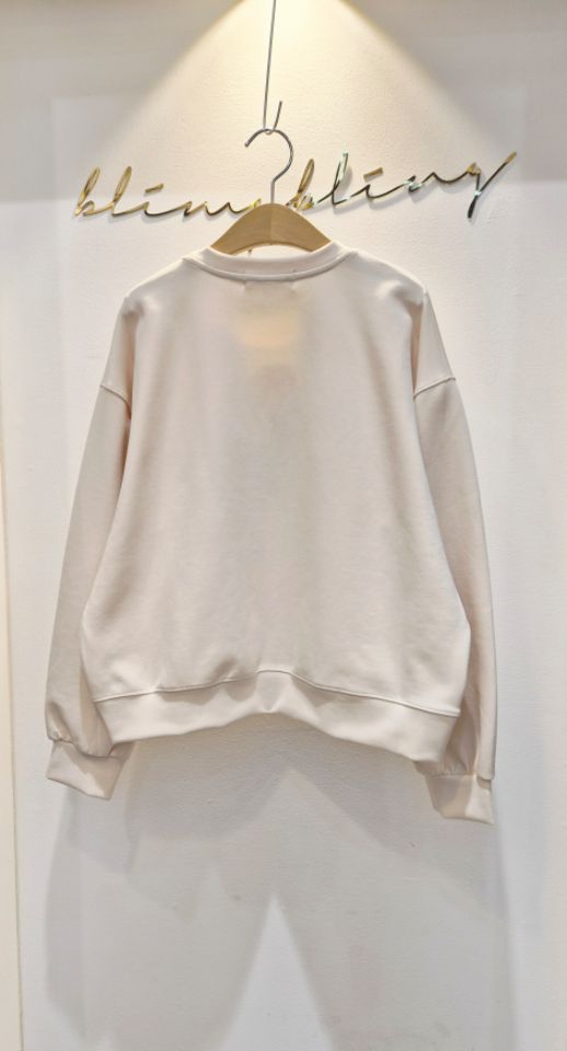 RICO東大門㊣代購女士新品休閑25秋冬時尚熱賣職業衛衣刺繡bling bling/RICO衛衣