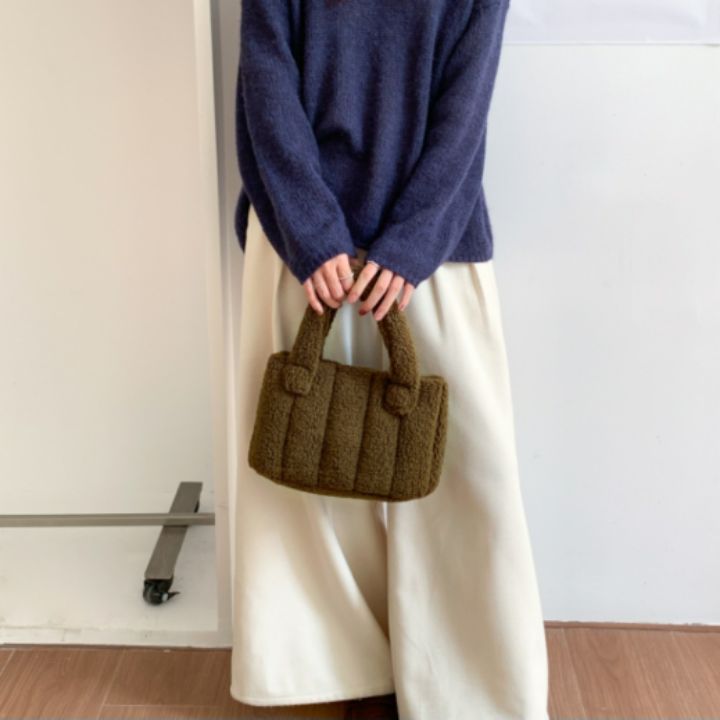 TROUVAILLE東大門㊣代購女士新款推薦真品人氣休閑25秋冬手提包TROUVAILLE手提包