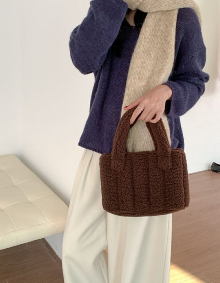 TROUVAILLE東大門㊣代購女士新款推薦真品人氣休閑25秋冬手提包TROUVAILLE手提包