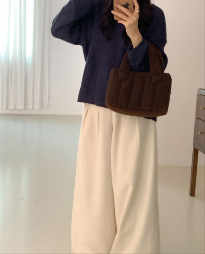 TROUVAILLE東大門㊣代購女士新款推薦真品人氣休閑25秋冬手提包TROUVAILLE手提包