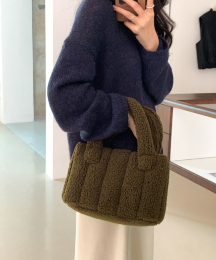 TROUVAILLE東大門㊣代購女士新款推薦真品人氣休閑25秋冬手提包TROUVAILLE手提包