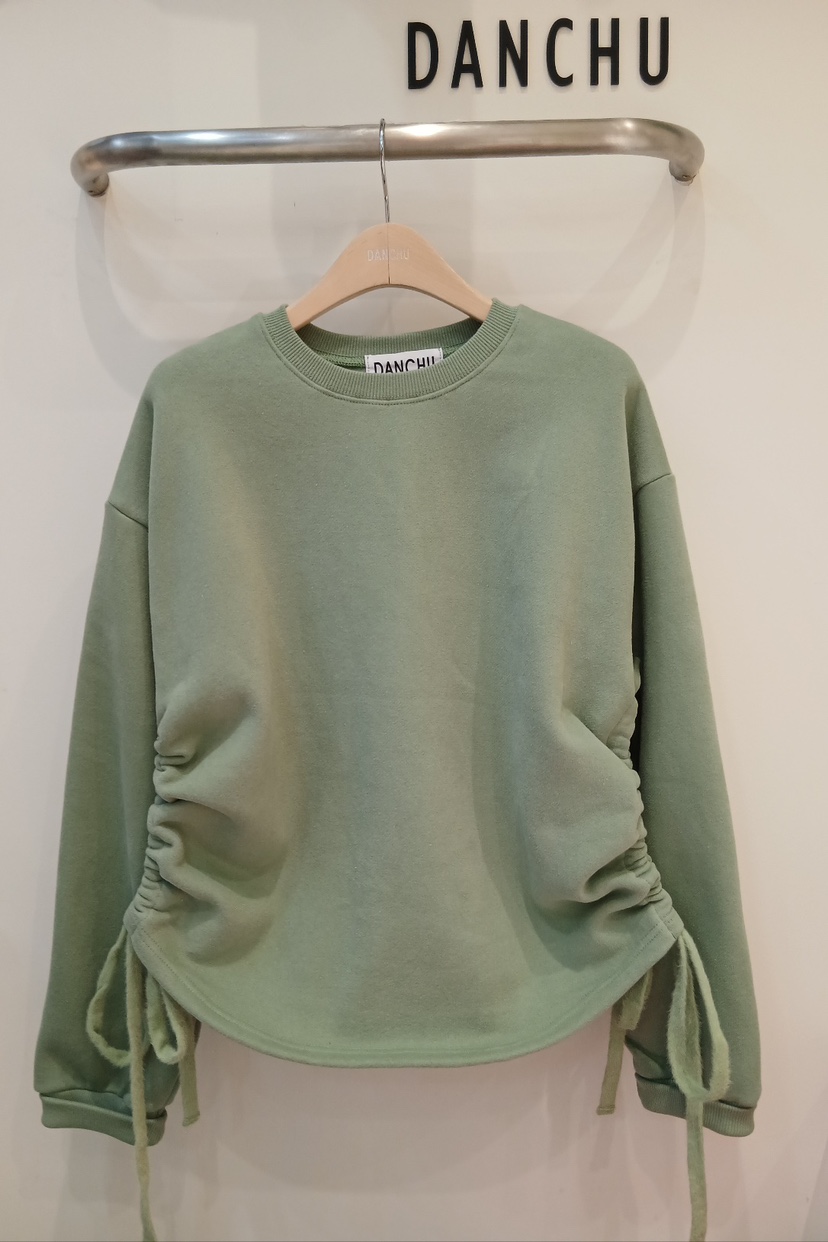 DANCHU東大門㊣直郵女士新款時尚熱賣25秋冬長袖T恤加絨抓絨DANCHU長袖T恤圖色3
