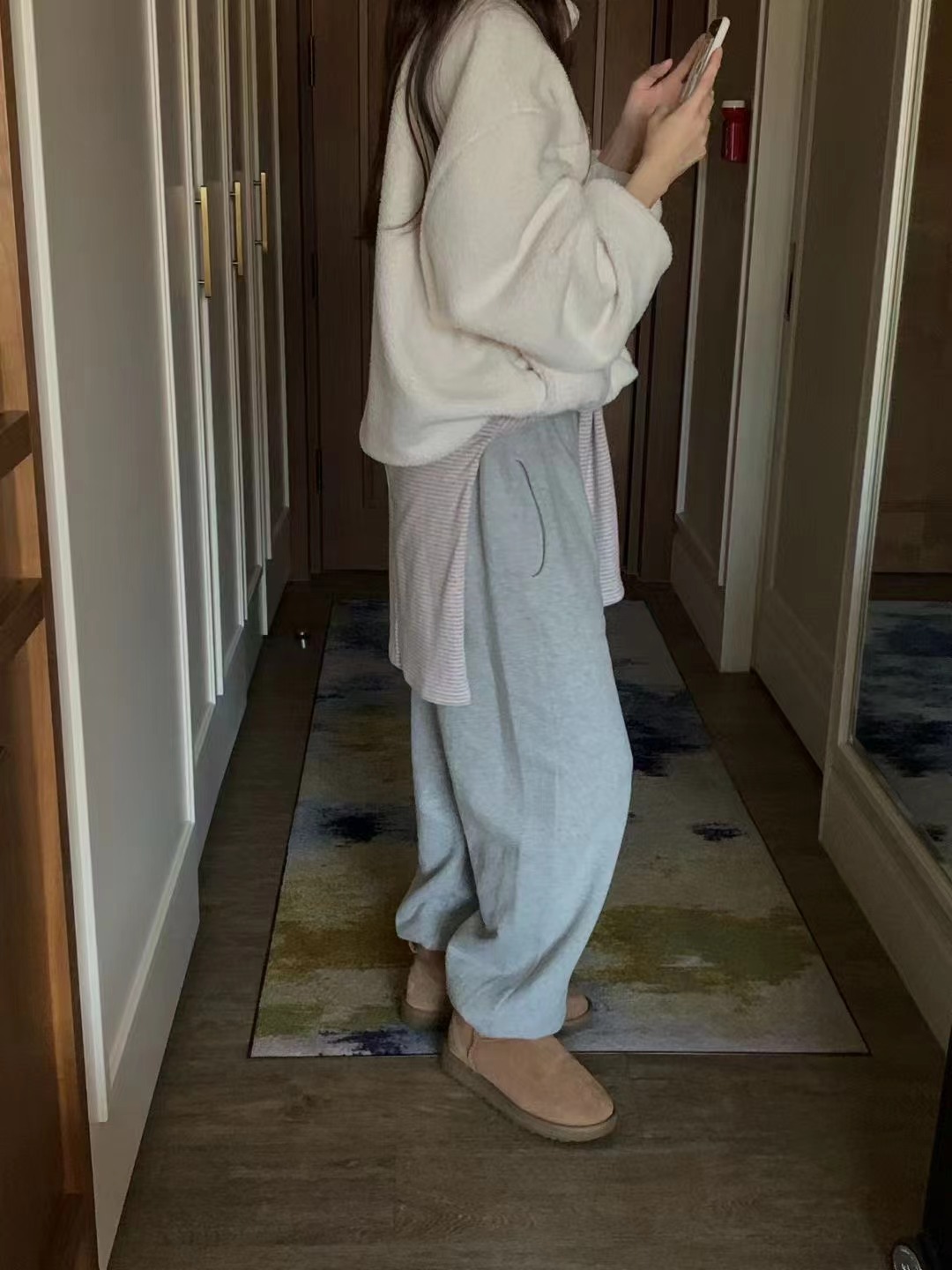 PROPER 프로퍼東大門㊣代購女士新品職業休閑25秋冬熱賣衛衣PROPER 프로퍼衛衣