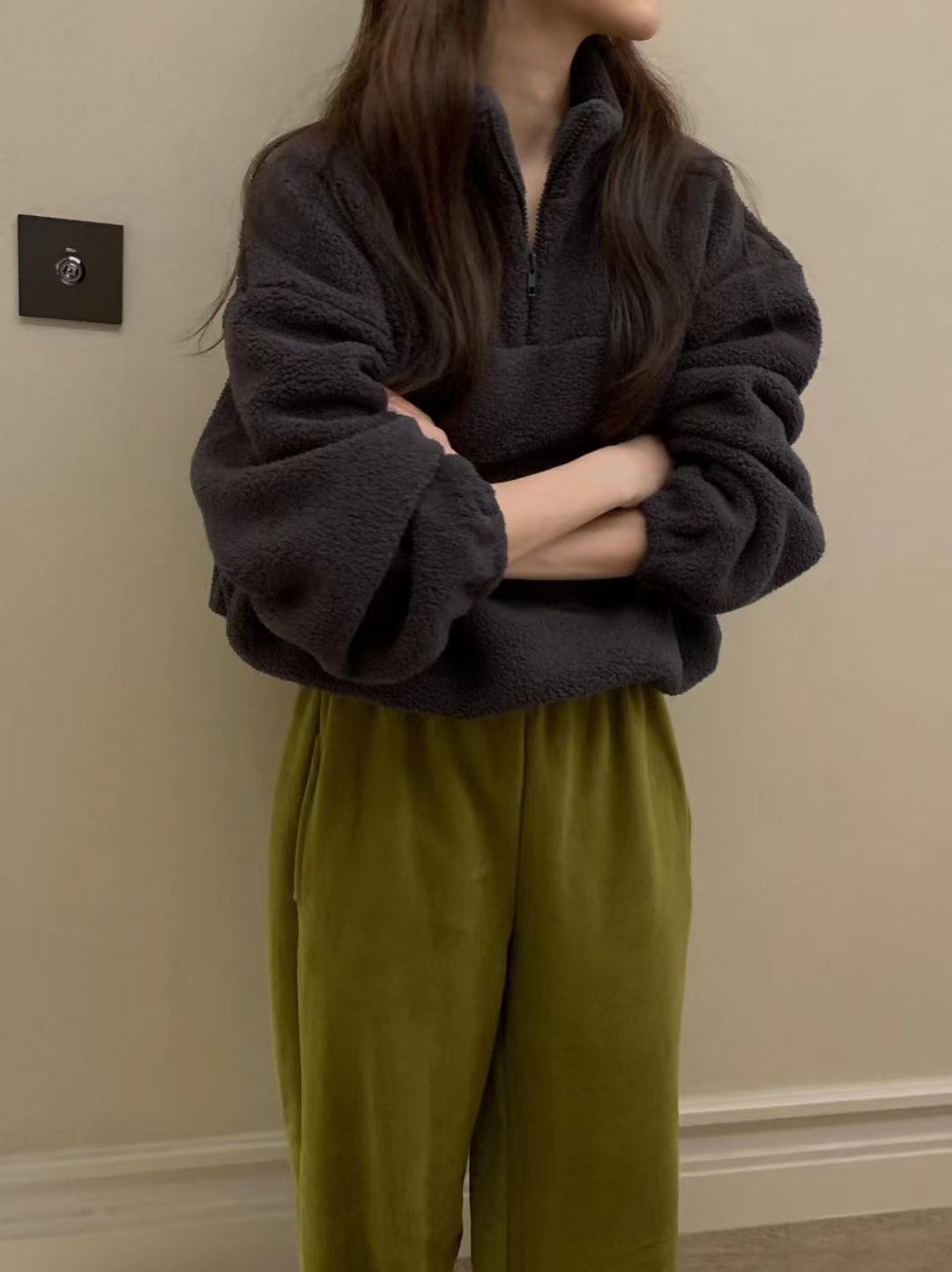 PROPER 프로퍼東大門㊣代購女士新品職業休閑25秋冬熱賣衛衣PROPER 프로퍼衛衣圖色3