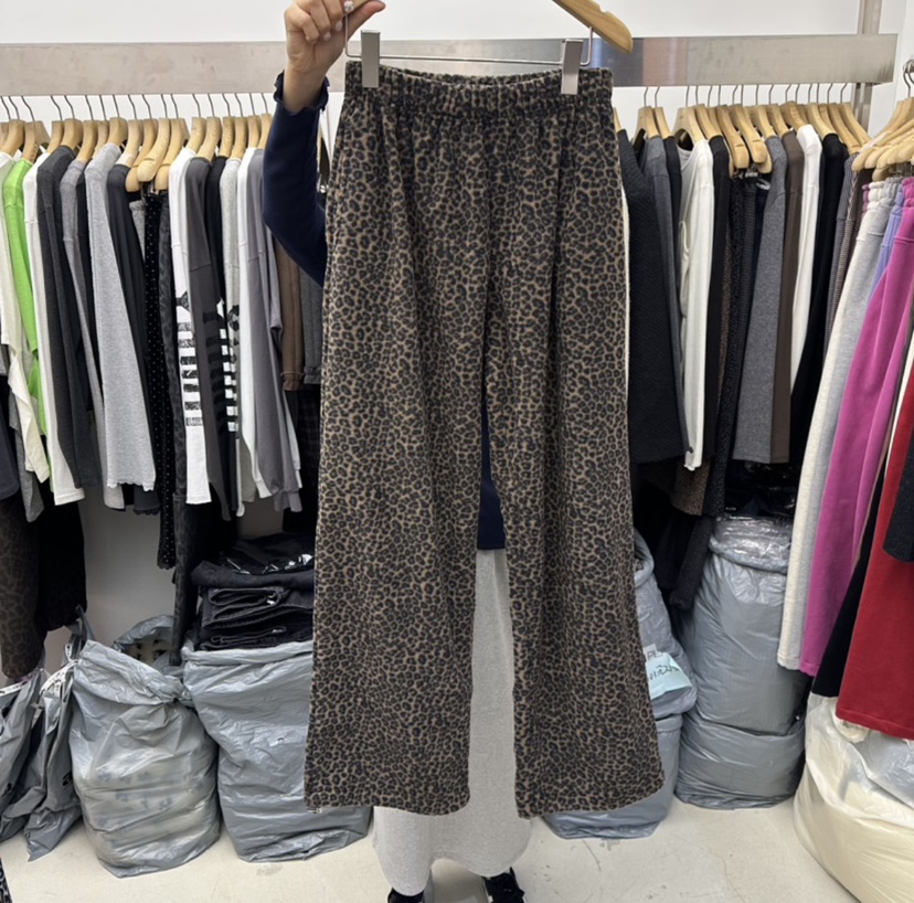 SPECIAL東大門㊣實拍女裝新品真品人氣熱賣推薦職業休閑褲豹紋SPECIAL休閑褲圖色2