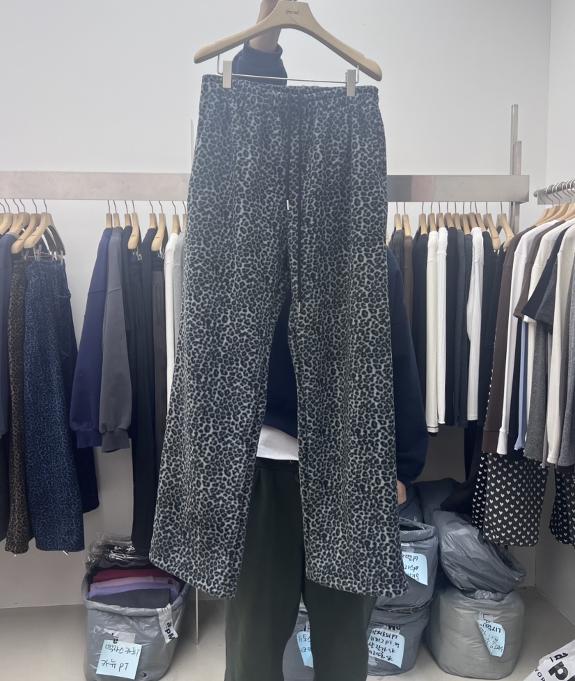 SPECIAL東大門㊣實拍女裝新品真品人氣熱賣推薦職業休閑褲豹紋SPECIAL休閑褲圖色3