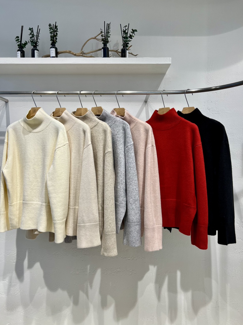 OLA韓國代購㊣女裝新款時尚職業真品熱賣休閑人氣25秋冬針織衫mellor/OLA針織衫