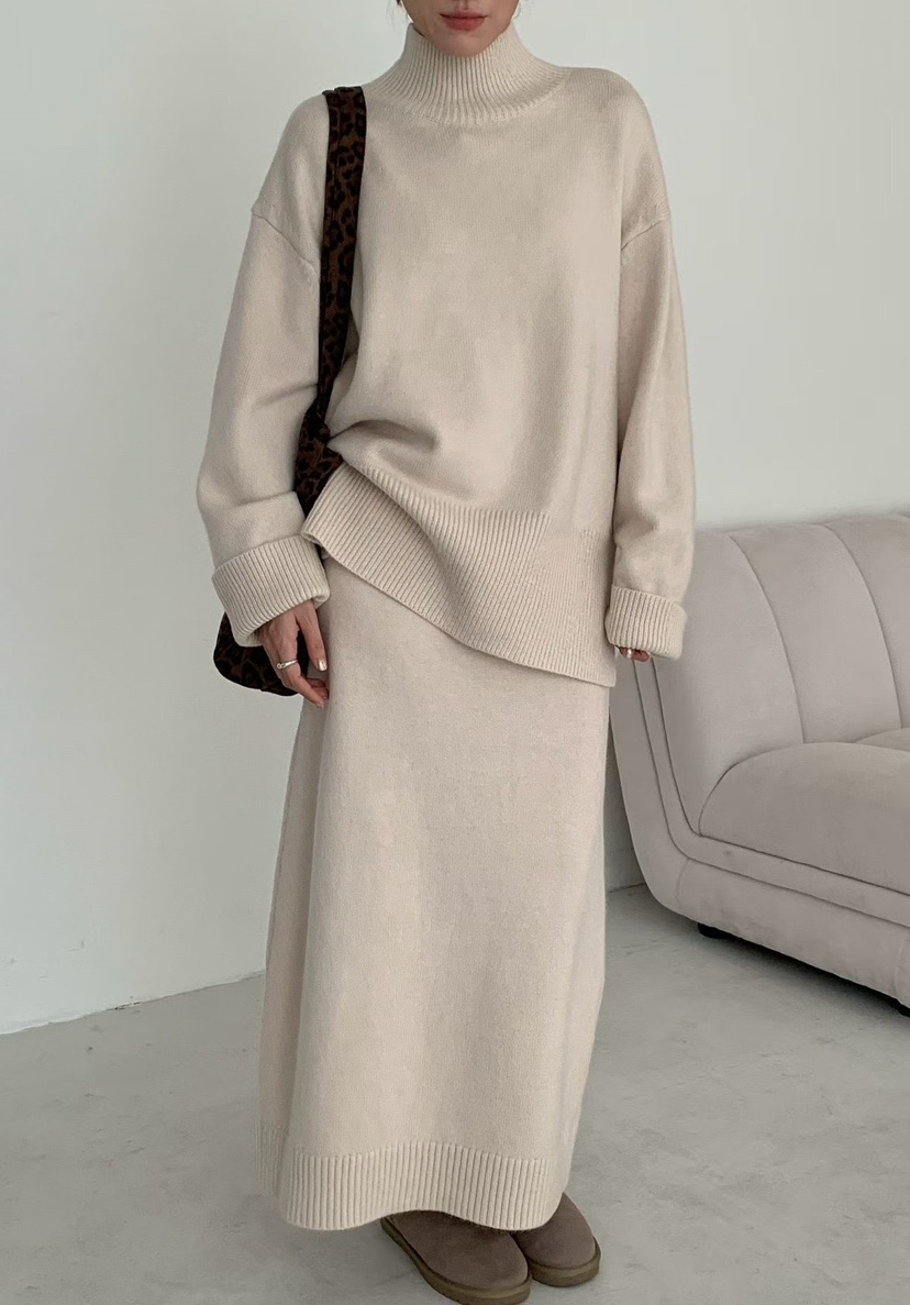 OLA韓國代購㊣女裝新款時尚職業真品熱賣休閑人氣25秋冬針織衫mellor/OLA針織衫