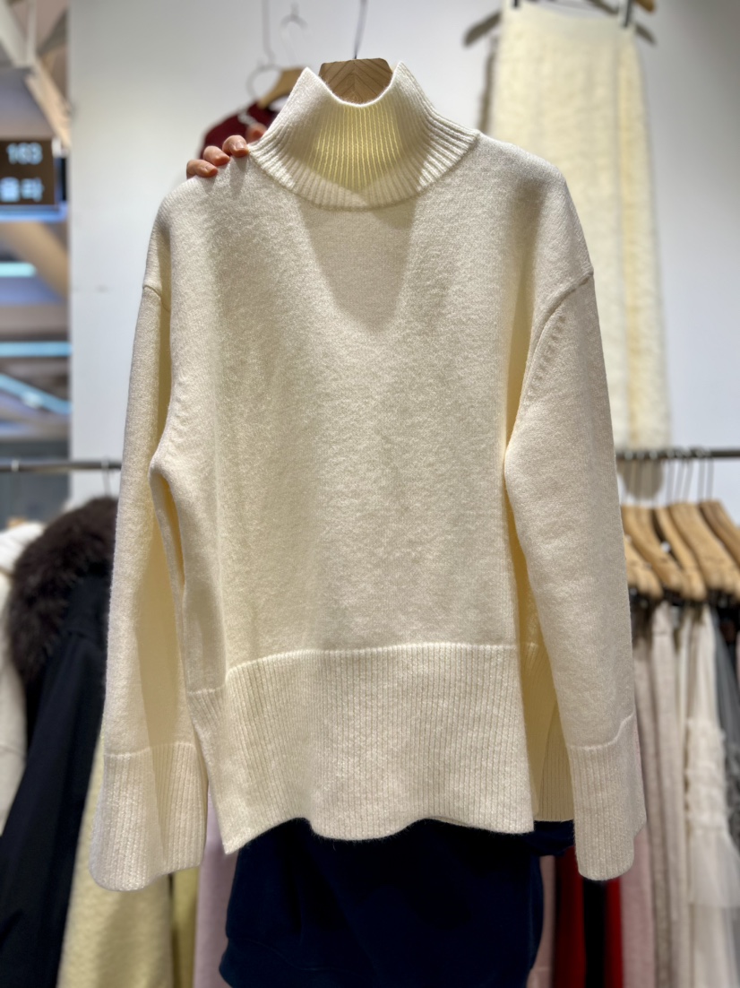 OLA韓國代購㊣女裝新款時尚職業真品熱賣休閑人氣25秋冬針織衫mellor/OLA針織衫圖色1