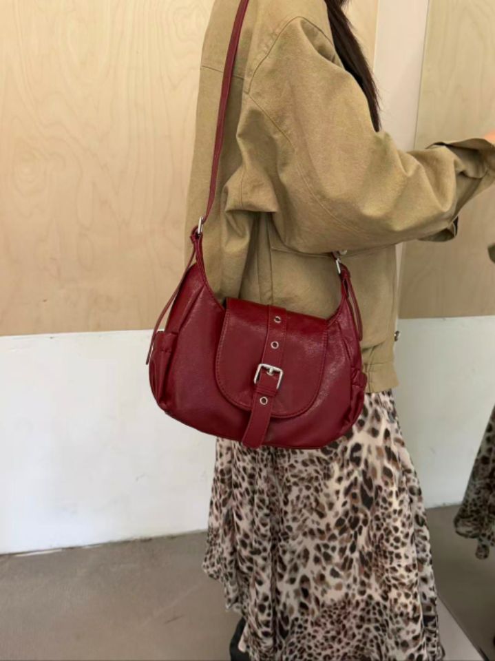 TROUVAILLE東大門㊣直郵女裝新品職業熱賣25秋冬單肩斜跨包TROUVAILLE單肩/斜跨包