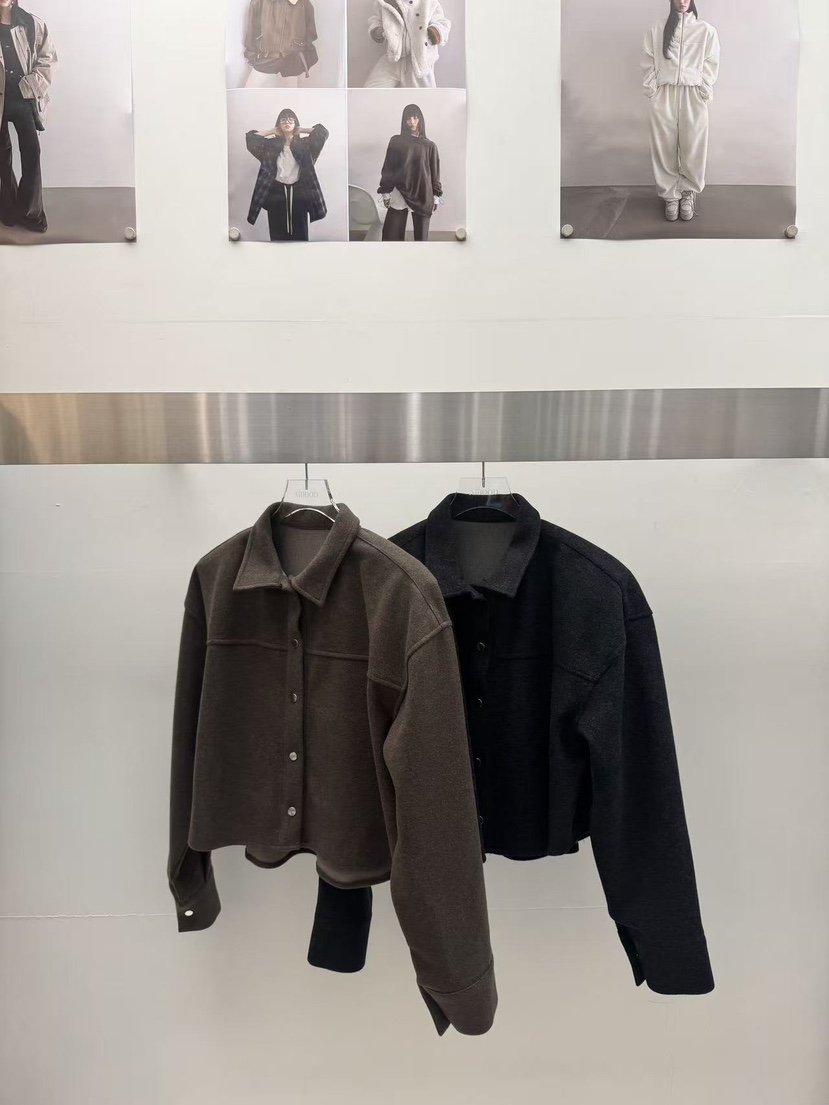 AMOOD韓國代購㊣女士新品熱賣真品25秋冬人氣推薦時尚夾克短款AMOOD夾克