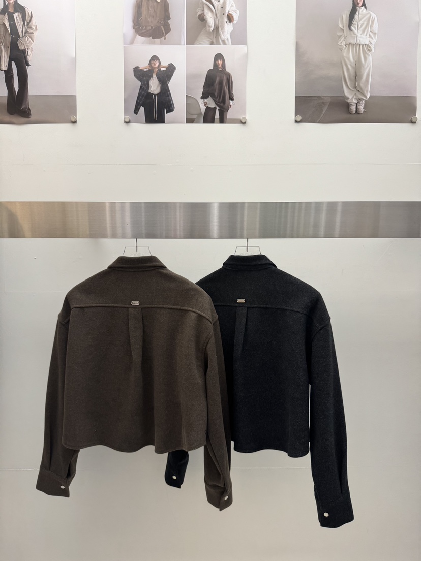 AMOOD韓國代購㊣女士新品熱賣真品25秋冬人氣推薦時尚夾克短款AMOOD夾克