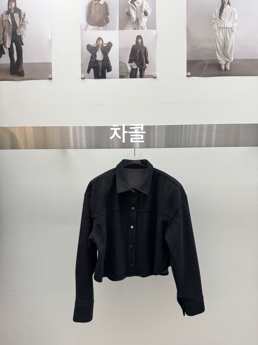 AMOOD韓國代購㊣女士新品熱賣真品25秋冬人氣推薦時尚夾克短款AMOOD夾克圖色2