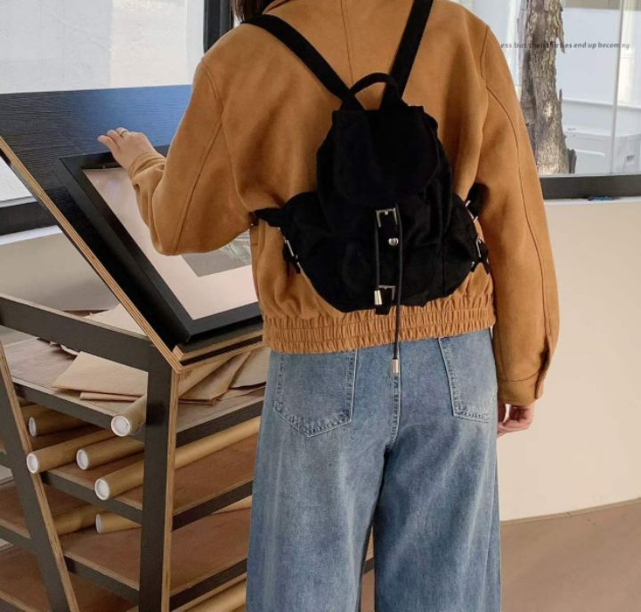 TROUVAILLE東大門㊣實拍女裝新品熱賣真品人氣推薦雙肩背包TROUVAILLE雙肩背包