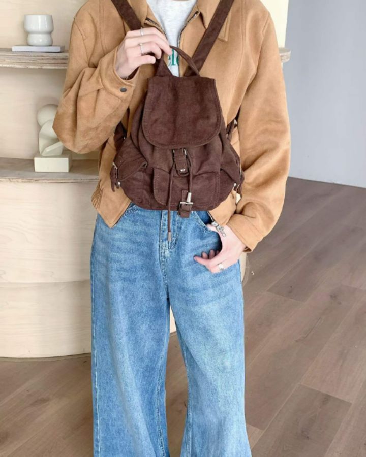 TROUVAILLE東大門㊣實拍女裝新品熱賣真品人氣推薦雙肩背包TROUVAILLE雙肩背包