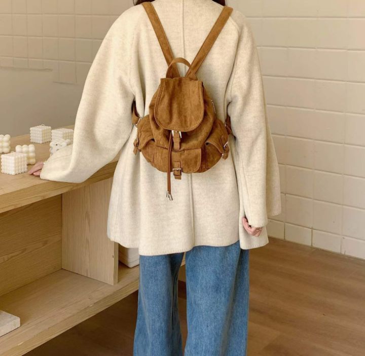 TROUVAILLE東大門㊣實拍女裝新品熱賣真品人氣推薦雙肩背包TROUVAILLE雙肩背包圖色2