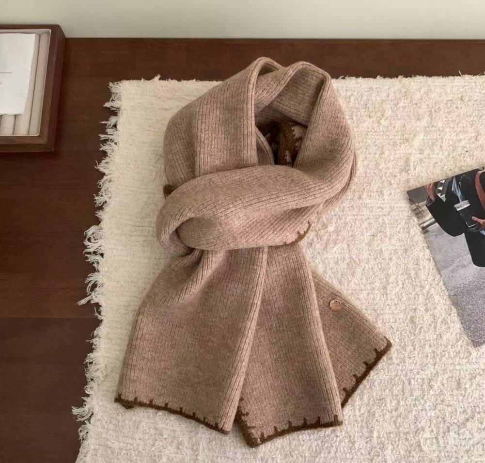 ETEMOY東大門㊣實拍女裝新品25秋冬推薦人氣時尚圍巾披肩圍巾LEHEIM圍巾/披肩圖色3