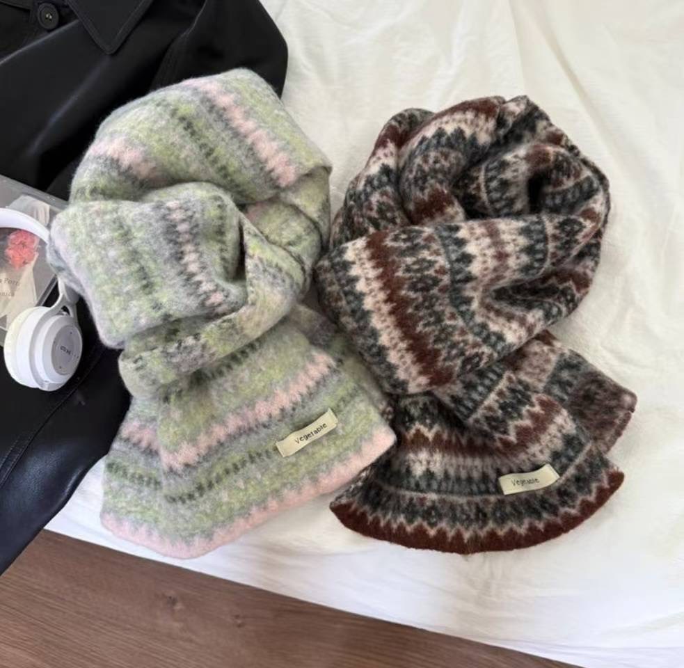 ETEMOY東大門㊣直郵女士新款職業人氣25秋冬圍巾披肩保暖圍巾LEHEIM圍巾/披肩