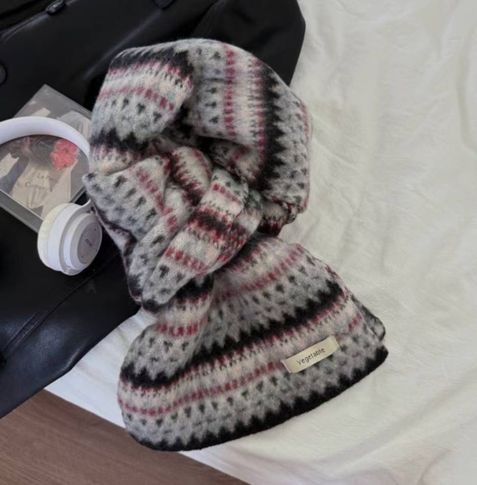 ETEMOY東大門㊣直郵女士新款職業人氣25秋冬圍巾披肩保暖圍巾LEHEIM圍巾/披肩圖色3