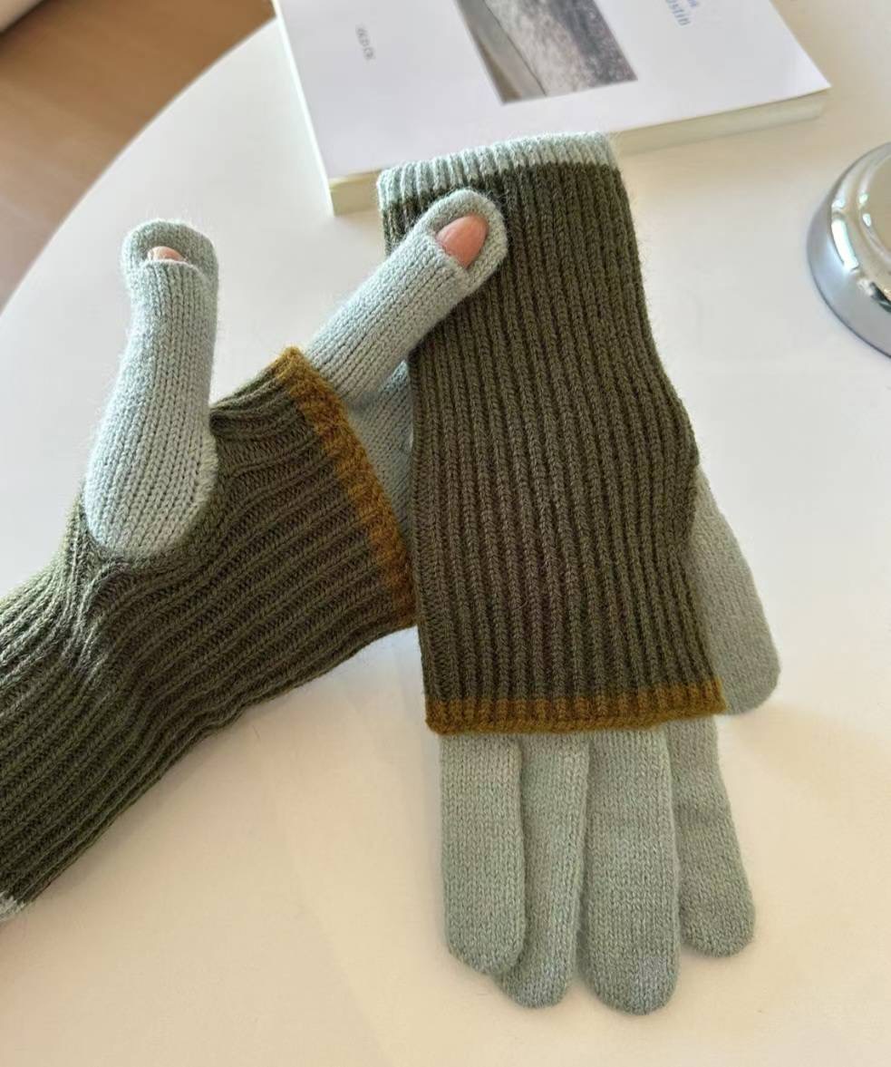 ETEMOY東大門㊣實拍女裝新品職業推薦25秋冬休閑真品時尚手套LEHEIM手套圖色2