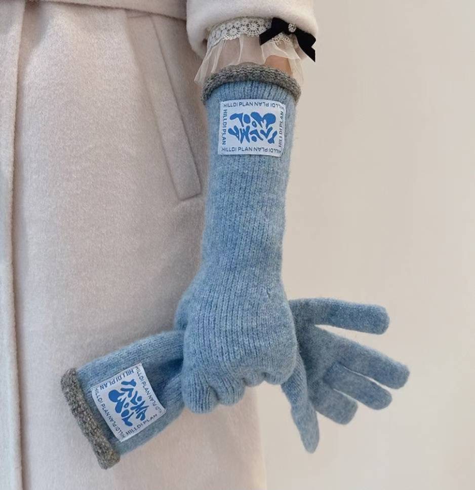ETEMOY韓國代購㊣女裝新品熱賣真品時尚人氣25秋冬休閑手套LEHEIM手套圖色1